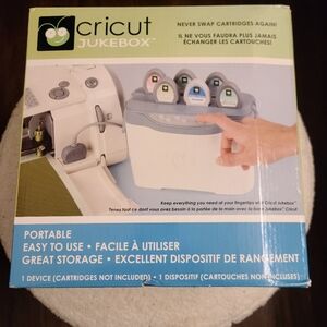 Cricut Jukebox Cartridge Station and Storage New